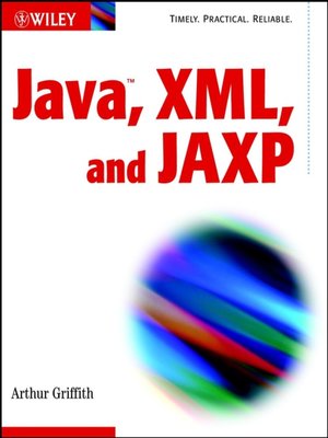 cover image of Java , XML, and JAXP